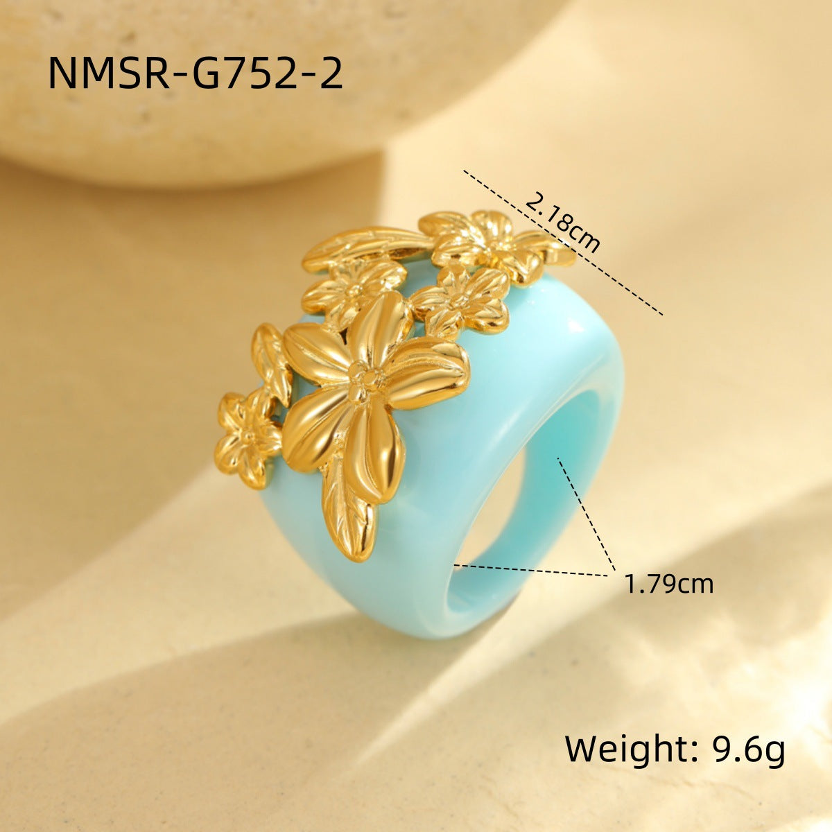Wholesale  Stainless steel Flower Design Ring