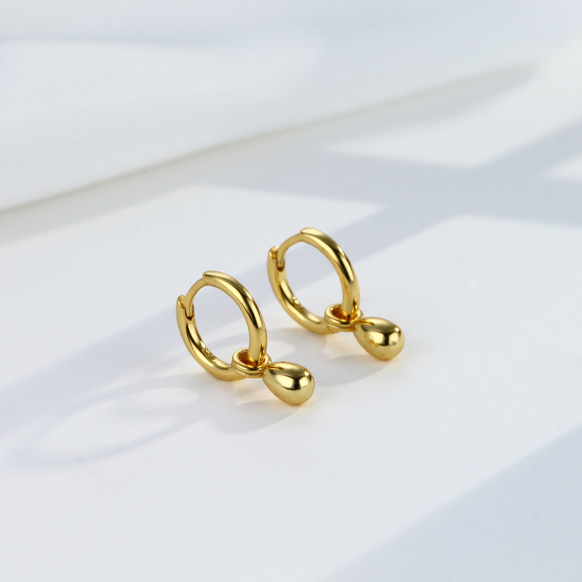 Wholesale  s925 sterling silver drop beads earring