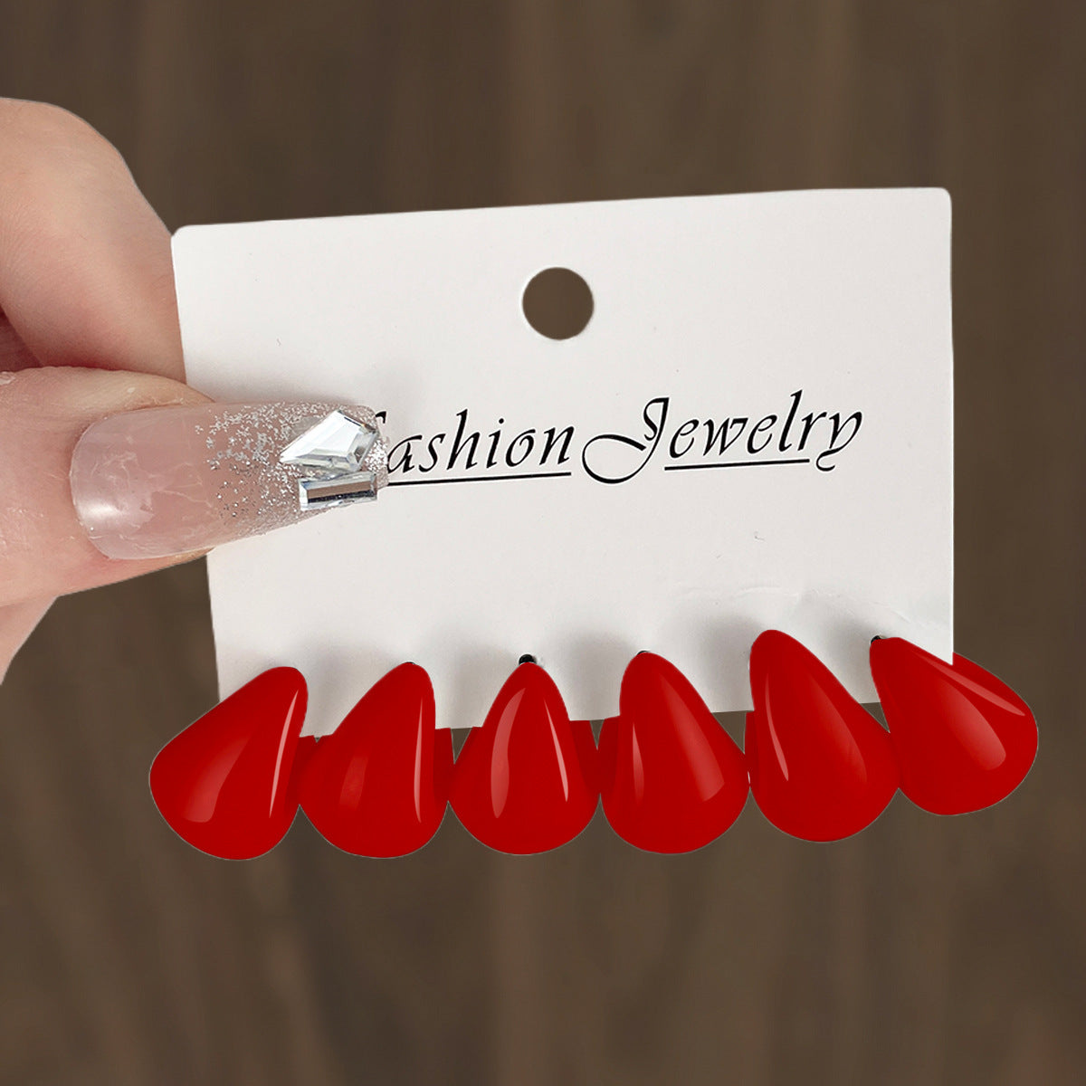 Wholesale Multicolor Earrings suit Personality Exaggerated Water Drops  Earrings