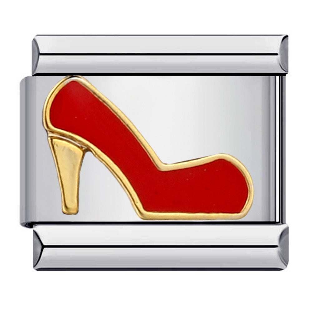 Wholesale Italian Charm Bracelet 9mm DIY Splicing Removable Goddess Series Stainless Steel Composable Bracelet