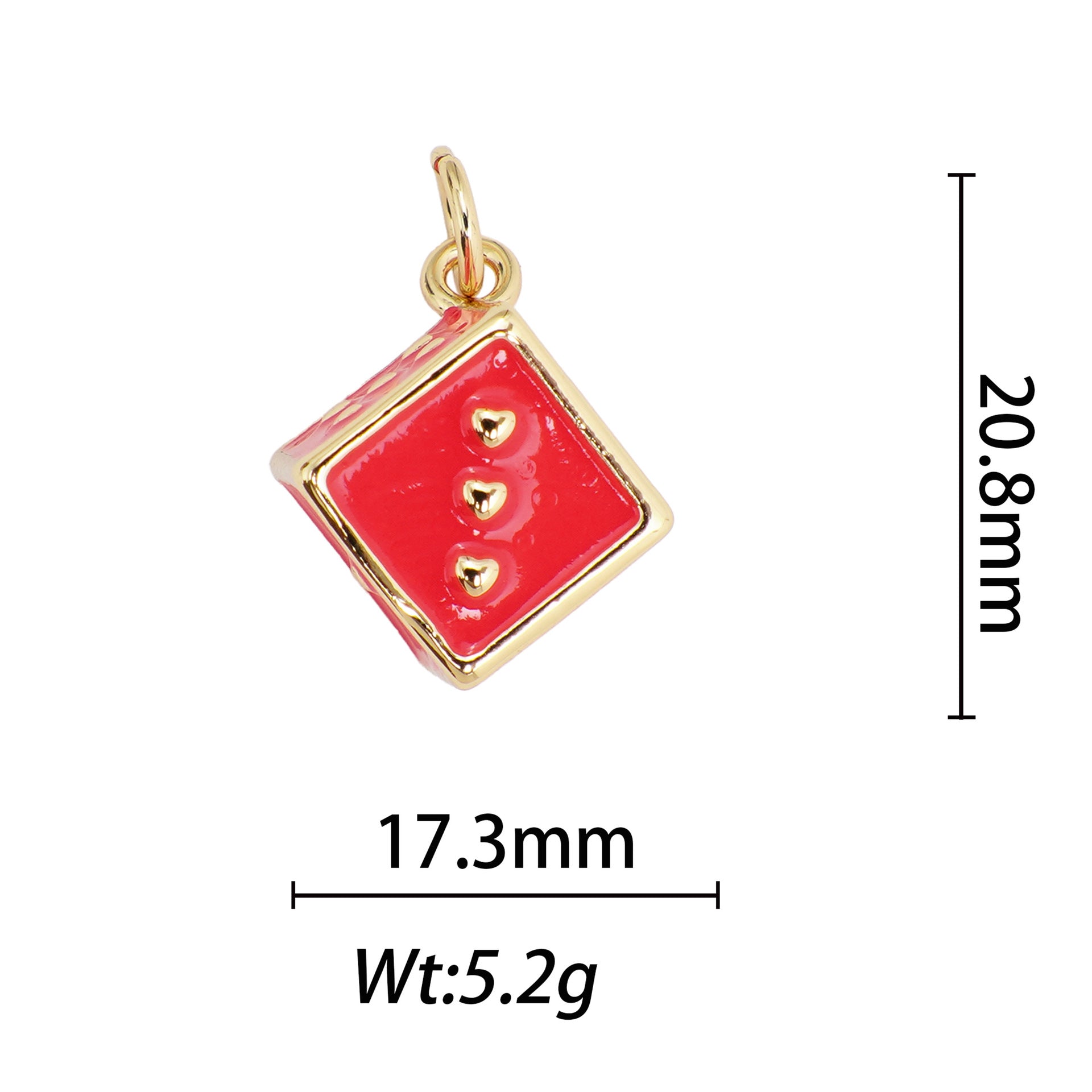 Wholesale 10pcs 18k pure gold copper plating ladies necklace pendant