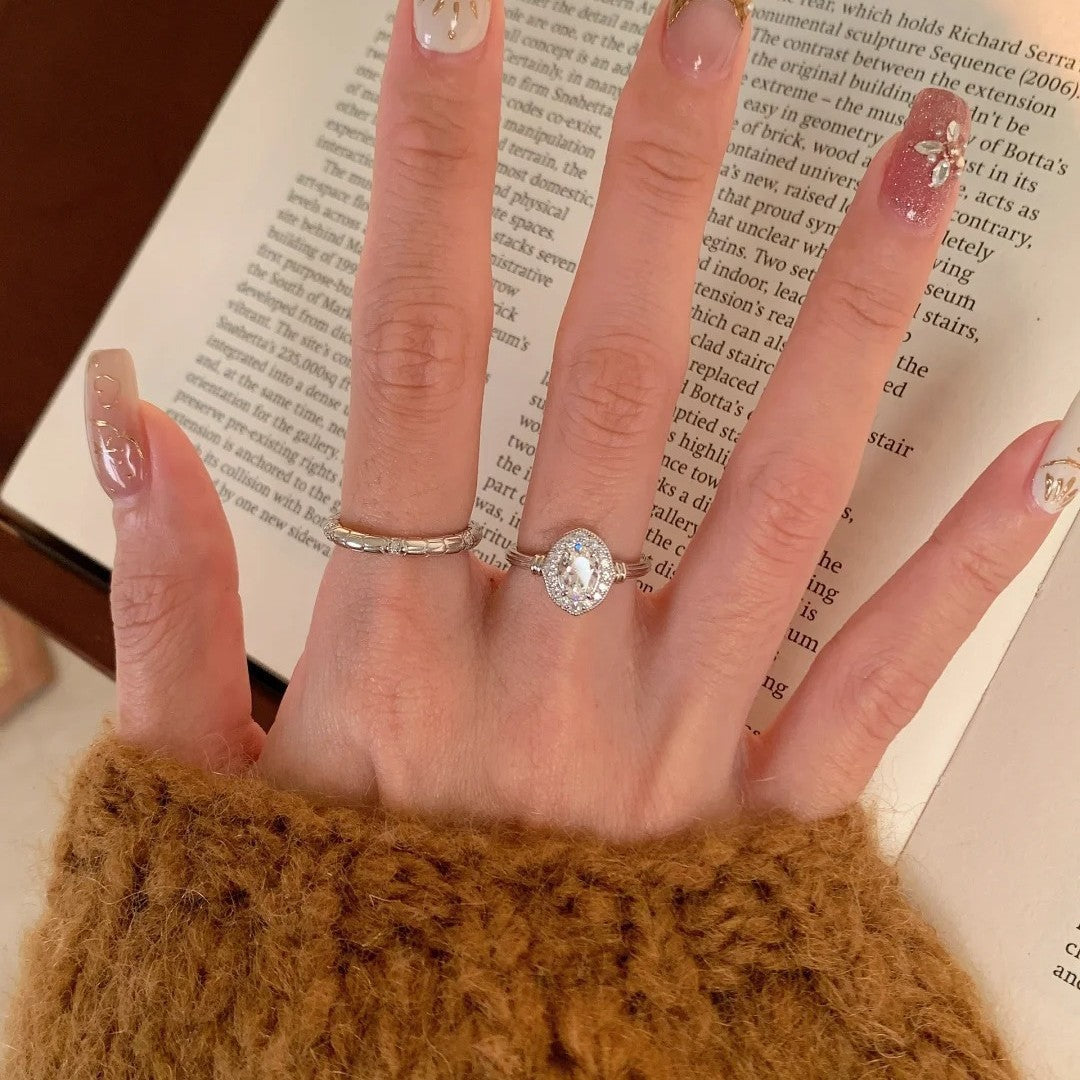 Wholesale Vigilante Oversized Diamond Stacking Ring