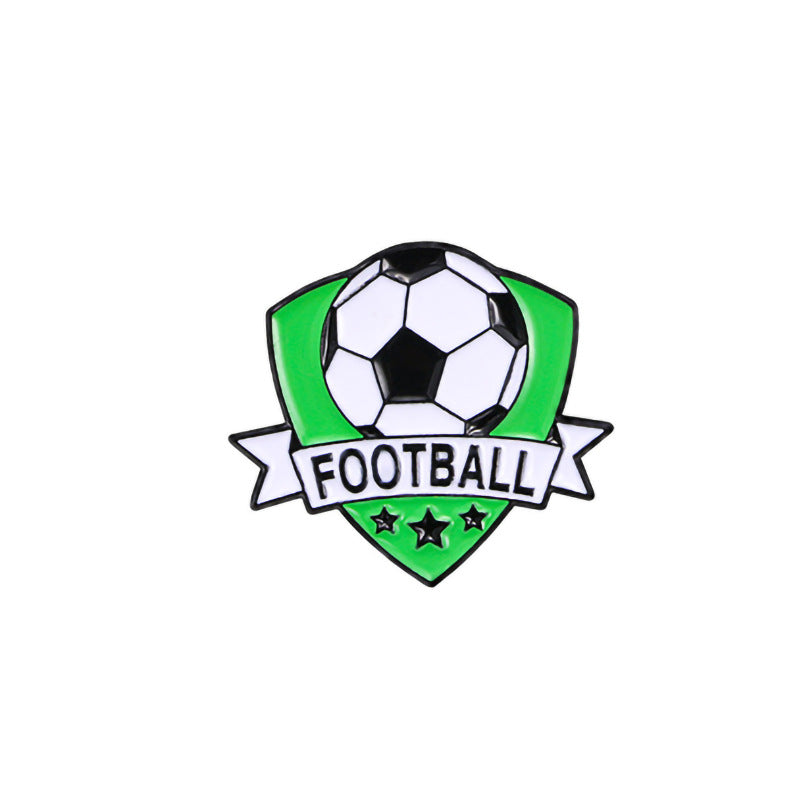 Wholesale  World Cup Football-Themed Shirt Brooch