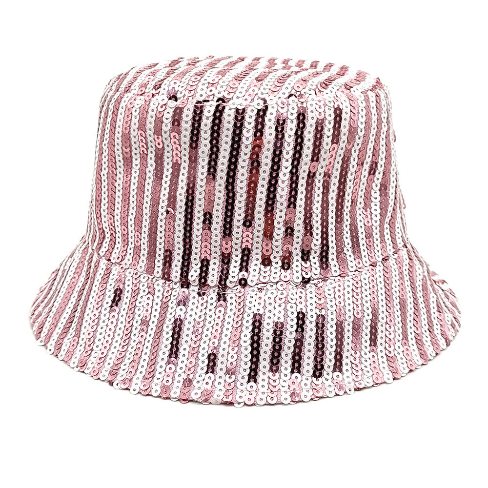 Wholesale  Sequin Performance Basin Hat Bucket Hat