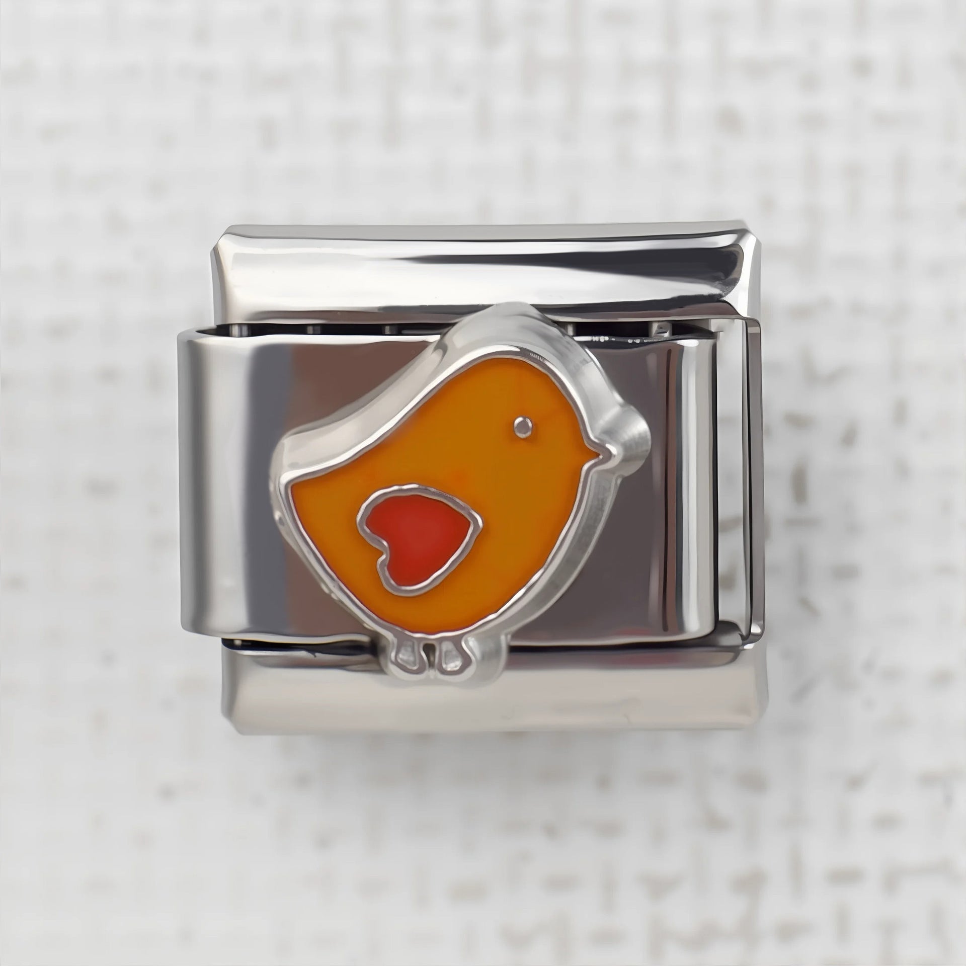 Wholesale 5pcs Italian Charm Bracelet 9mm DIY Splicing Creative Pattern Stainless Steel Composable Bracelet