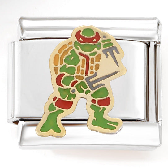 Wholesale Italian charm cartoon character stainless steel modular bracelet