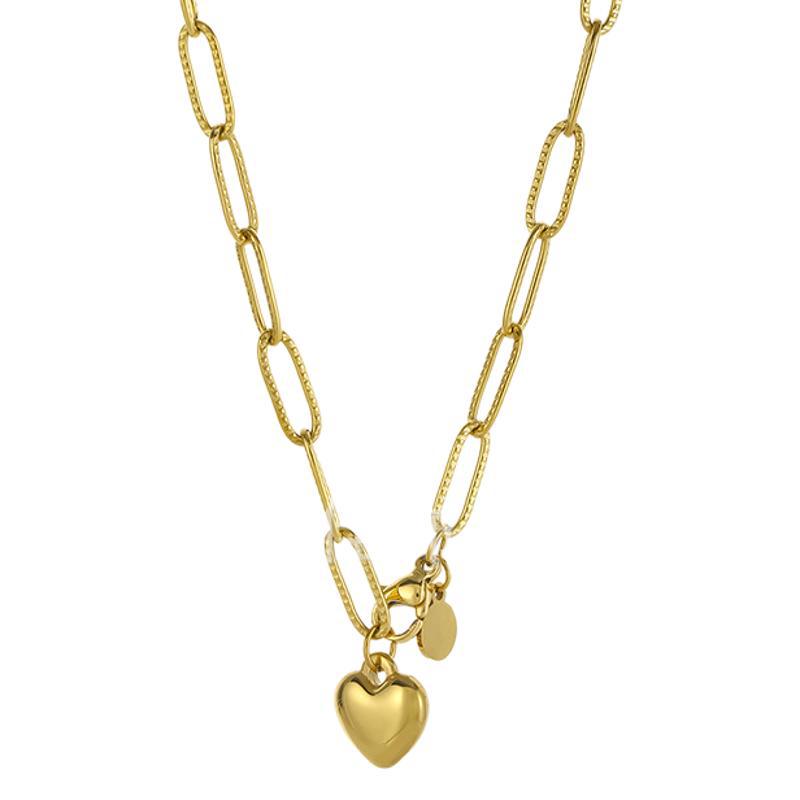 Wholesale Cold Wind Style Love Pendant Bracelet Titanium Steel Electroplated Chic Gift