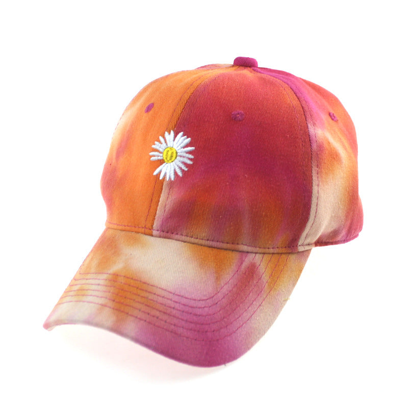 Wholesale Tie-dye Embroidered Coconut Tree Hat Baseball Cap ACC-HT-JiaTuo002