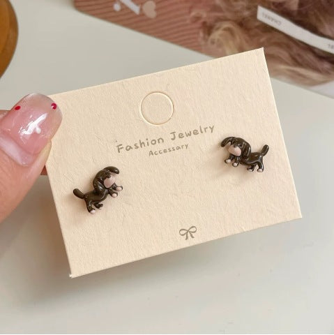Wholesale Electroplated Alloy Cute Animal Earrings - Fashion Jewelry Accessory for Gift or Resale