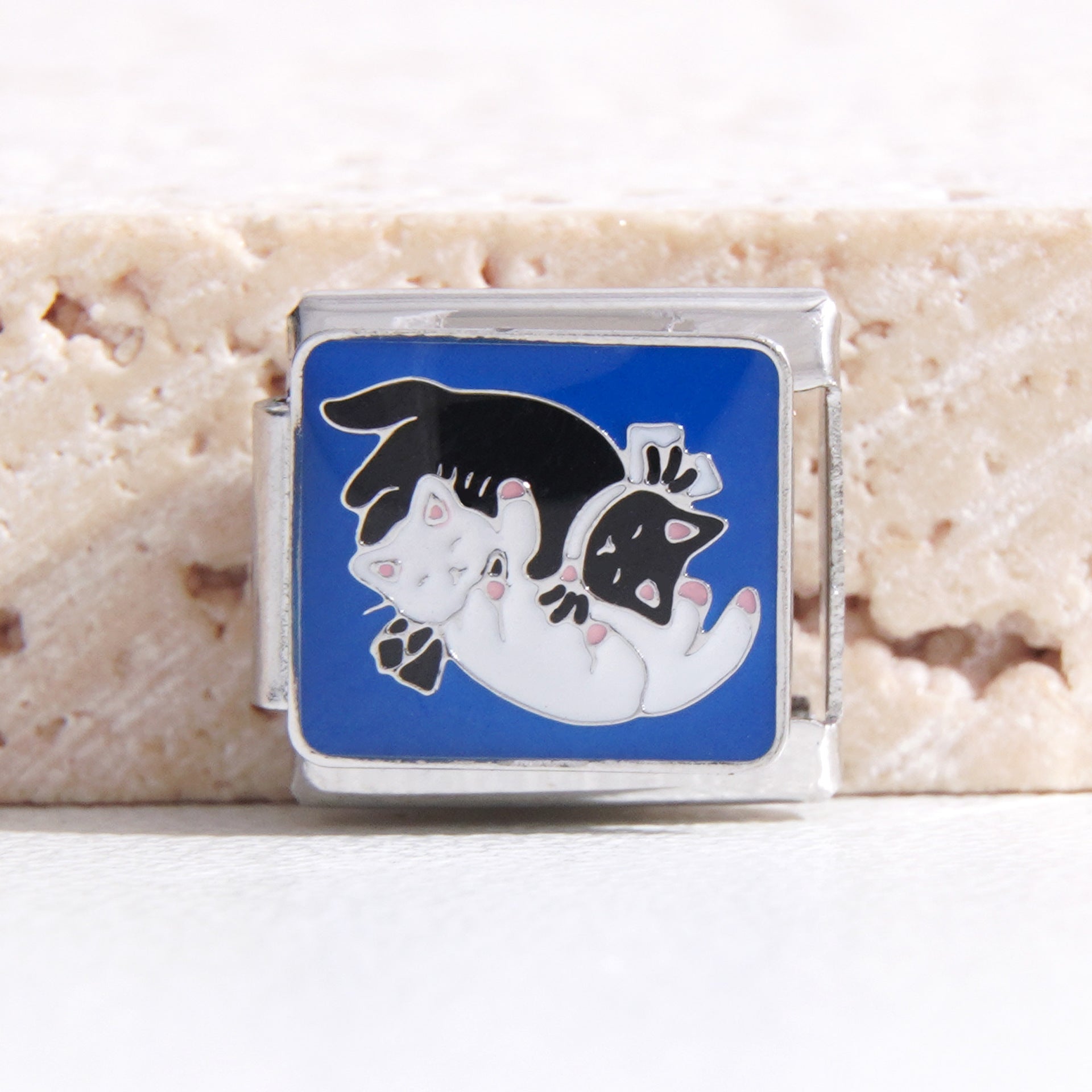 Wholesale Italian Charm Bracelet 9mm DIY Splicing Creative Pattern Stainless Steel Composable Bracelet