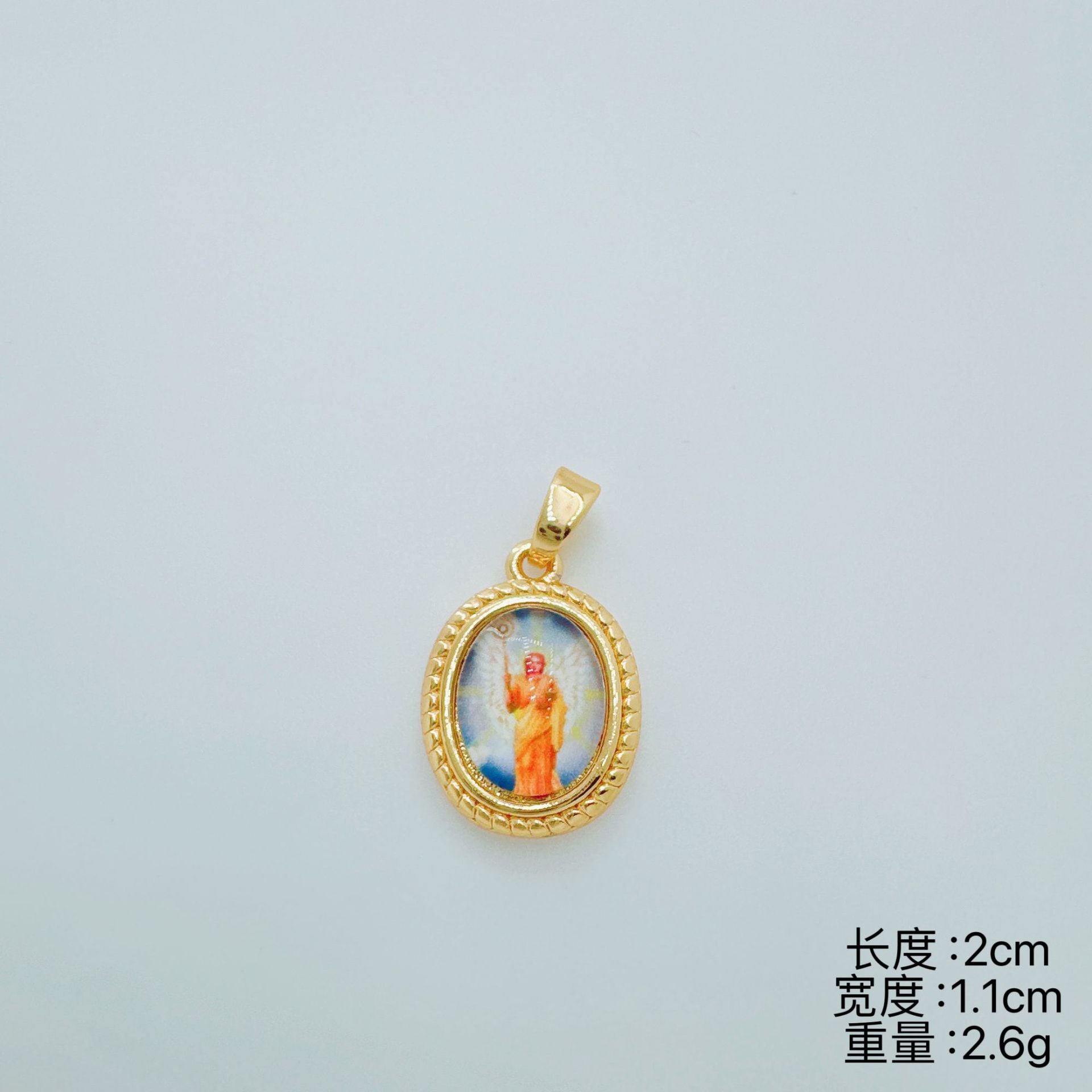 Wholesale Gold-Plated Copper Figure Pendant Necklace,  Trendy Gift Jewelry Accessory for Women