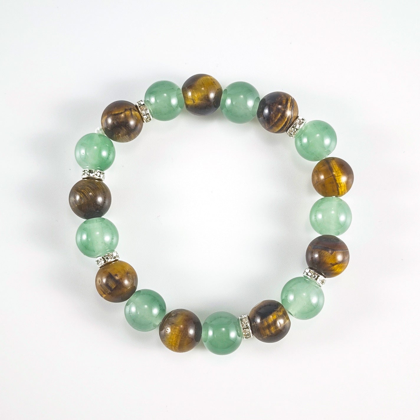 Wholesale Natural Stone Crystal Beaded Bracelet Geometric Design Unisex Fashion Jewelry Accessory