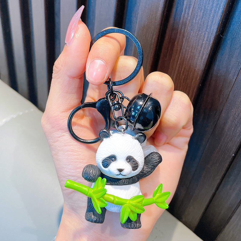 Wholesale Bamboo Panda Resin Keychains ACC-KC-WoAn011