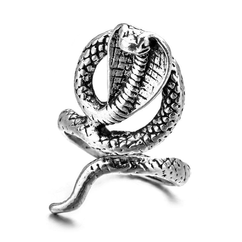 Wholesale Snake Shape Cool Vintage Open Ring ACC-RS-NaiHong002