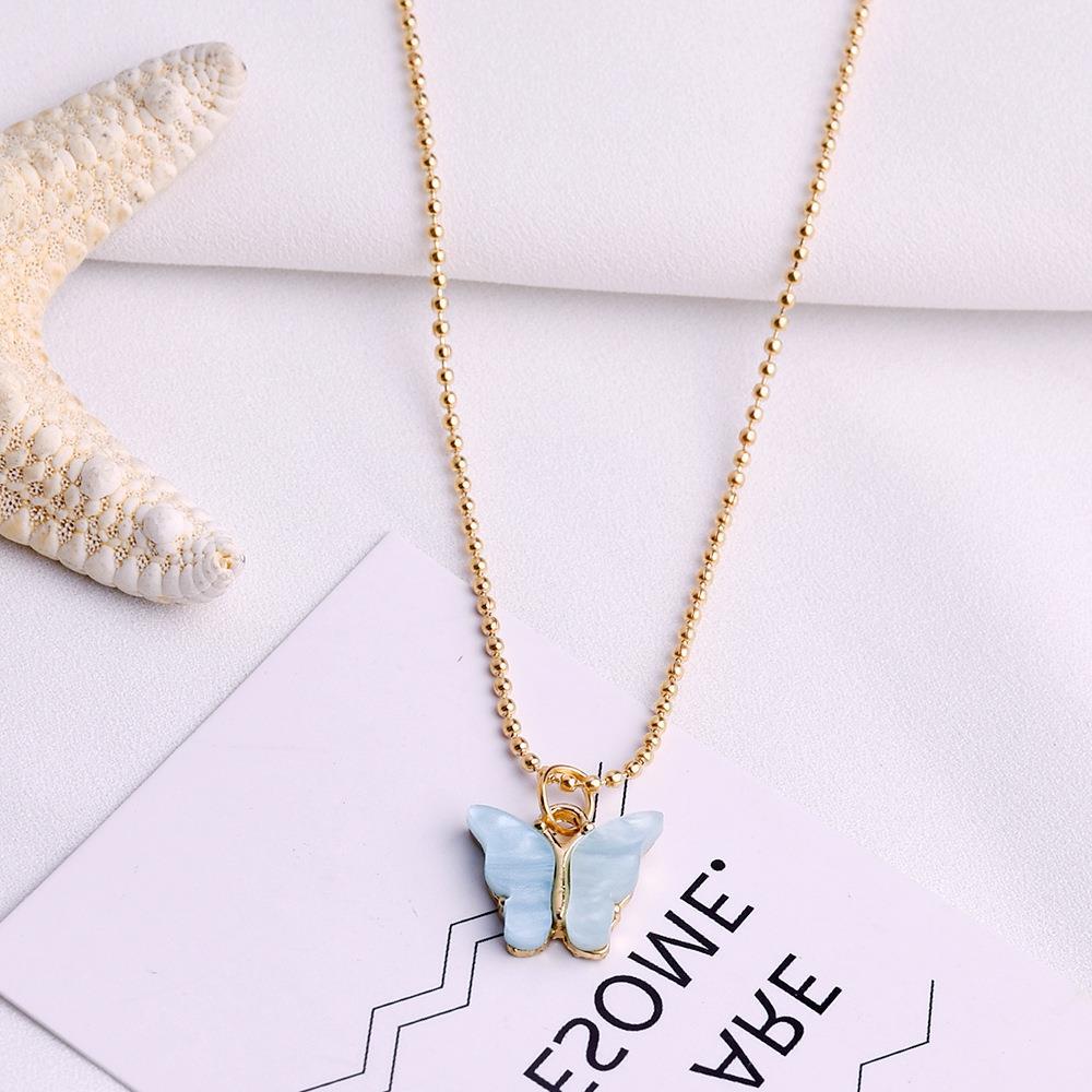 Wholesale Multicolor Butterfly Earrings Necklace ACC-NE-Gaot002