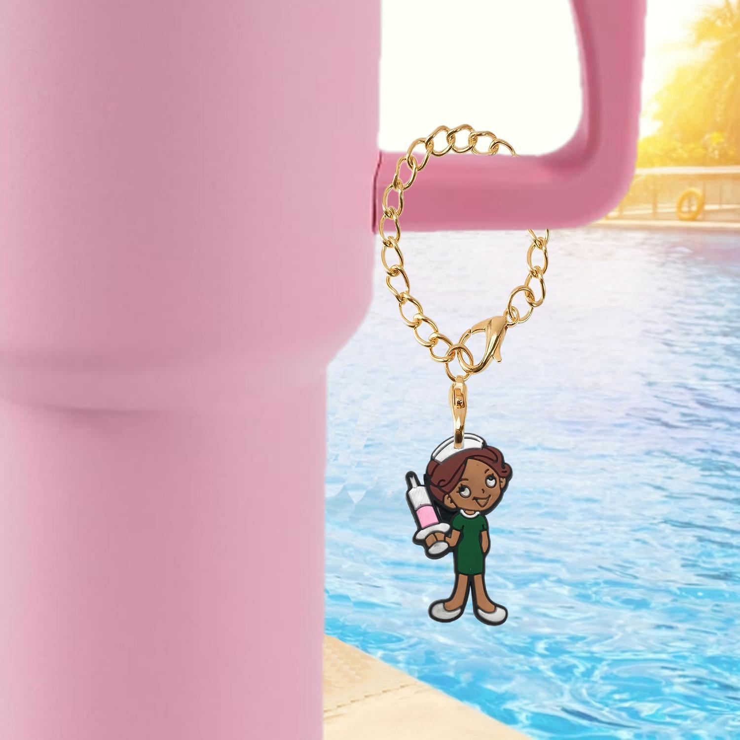 Wholesale Nurse Series Soft Rubber Hanging Chain Cup Accessories Chain ACC-CA-XieJi003