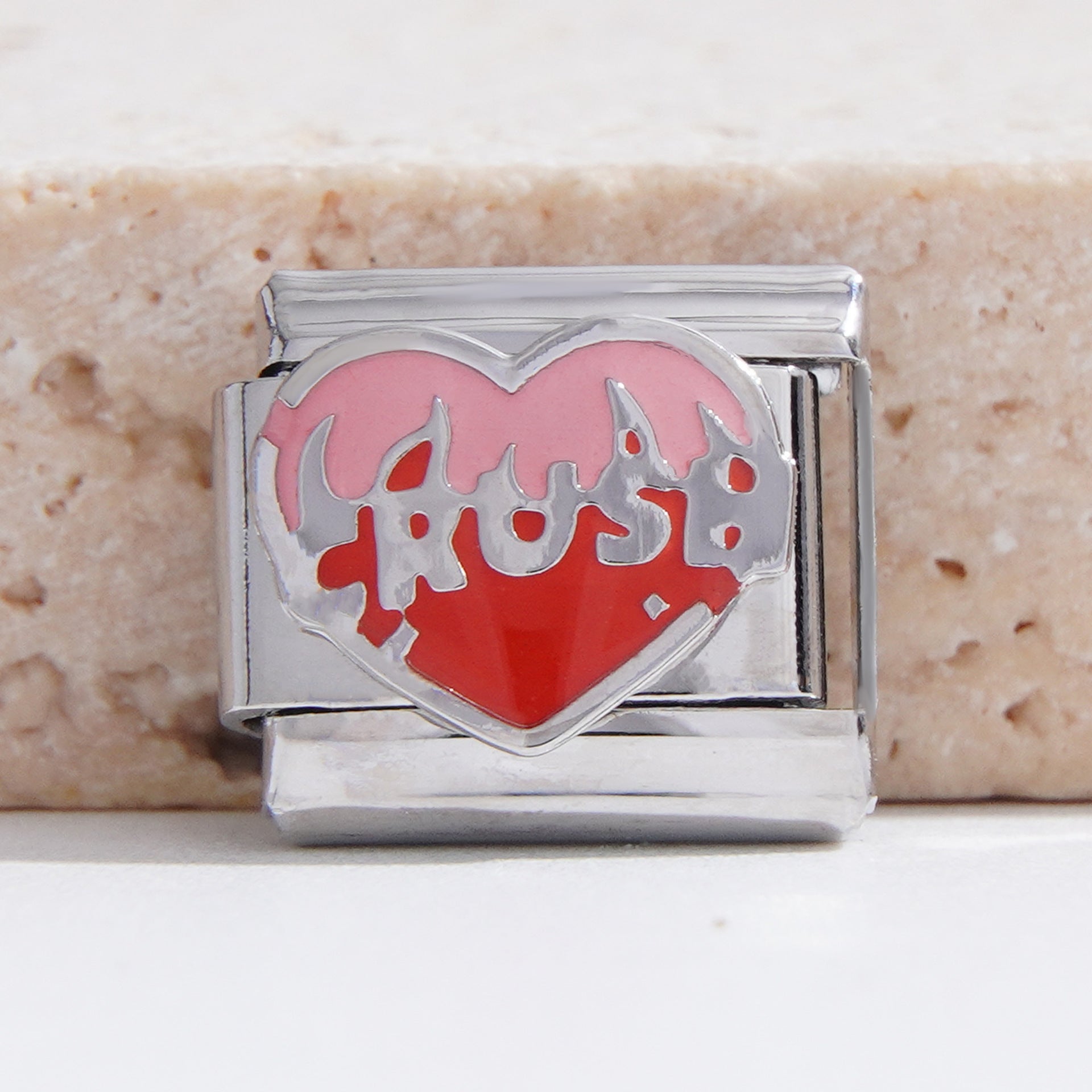 Wholesale Italian Charm Bracelet 9mm DIY Splicing Creative Pattern Stainless Steel Composable Bracelet