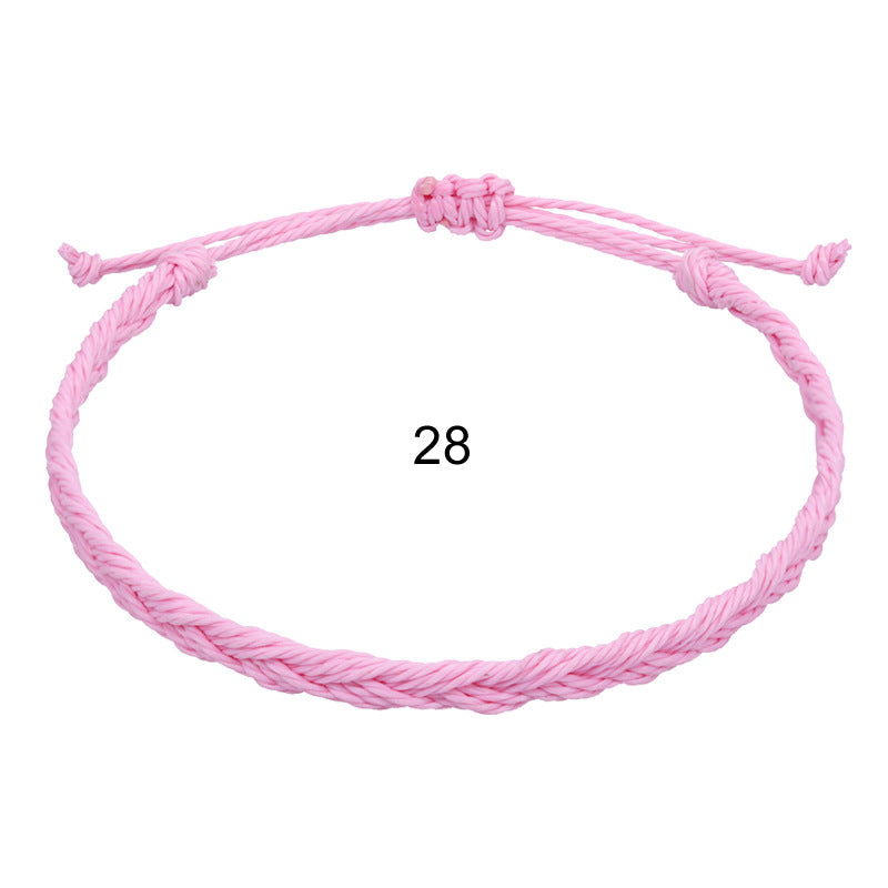 Wholesale Hand-woven rope Bohemian men' s wave bracelet