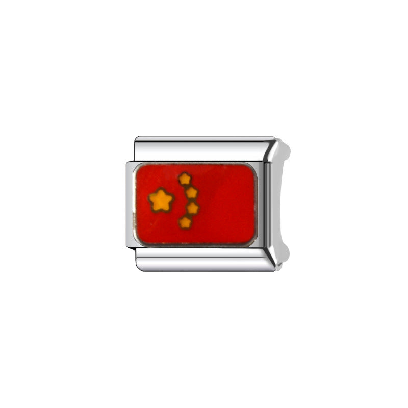 Wholesale Italian Charm Bracelet 9mm DIY Splicing Cute Creative Stainless Steel Composable Bracelet