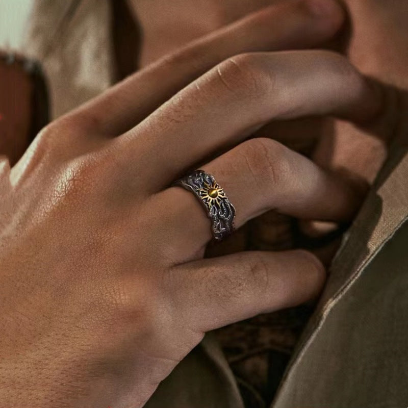 Wholesale  Sun Ring Men Adjustable Ring