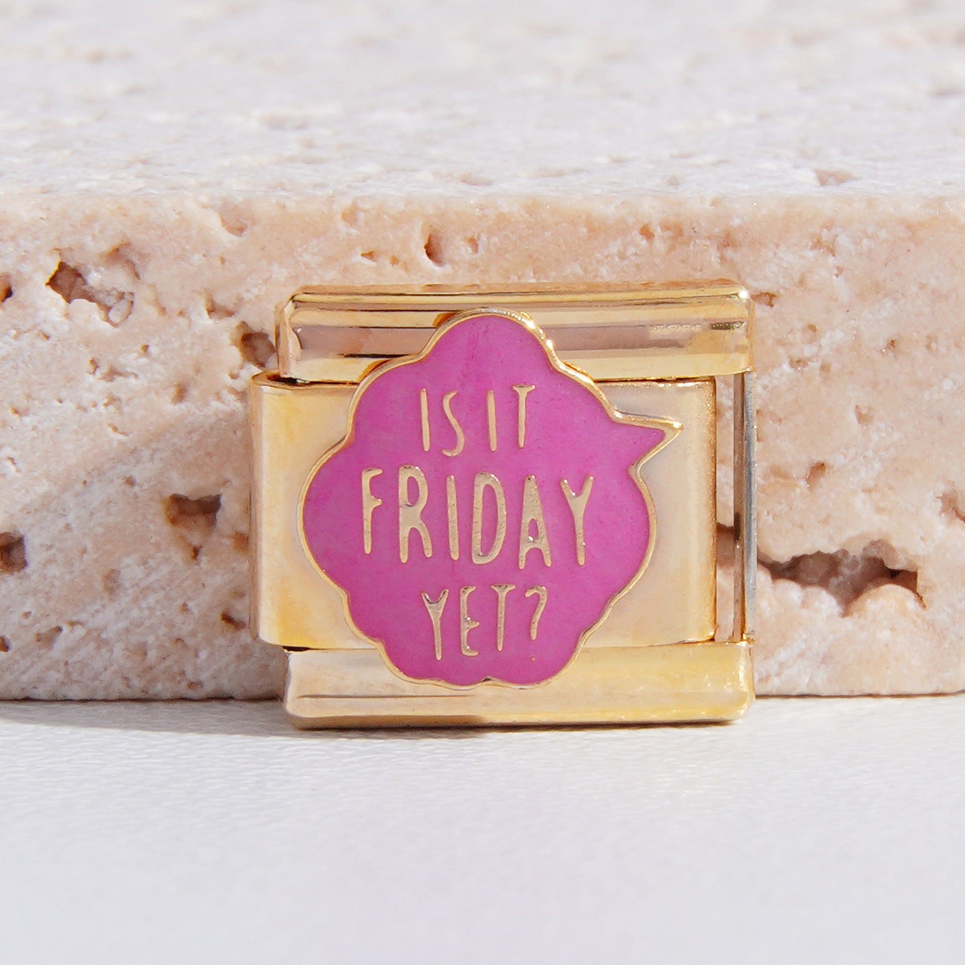 Wholesale   9mm Italian Charm Starter Bracelets DIY square Single Section Creative Stainless Steel Composable Bracelet