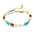 Wholesale Women' s Flat Bead Bracelet Powder Crystal Turquoise Tiger Eye Abacus Beads Adjustable Bracelet