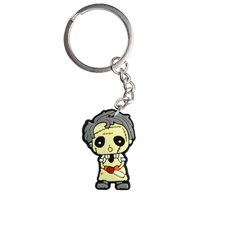 Wholesale Cartoon  PVC Keychain Pendant,  Dark Style Bag Charm for Resale