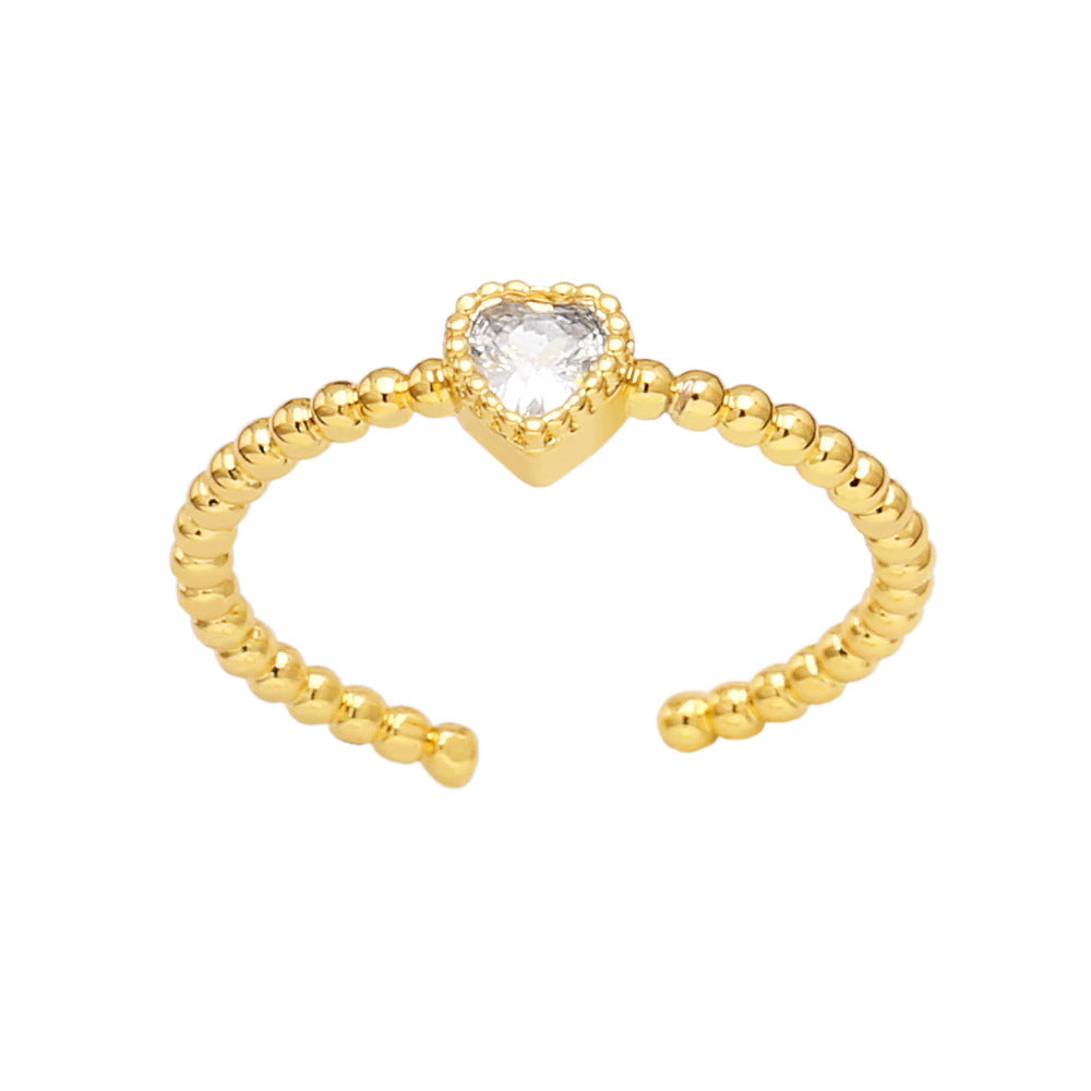 Wholesale Vintage Heart Open Rings