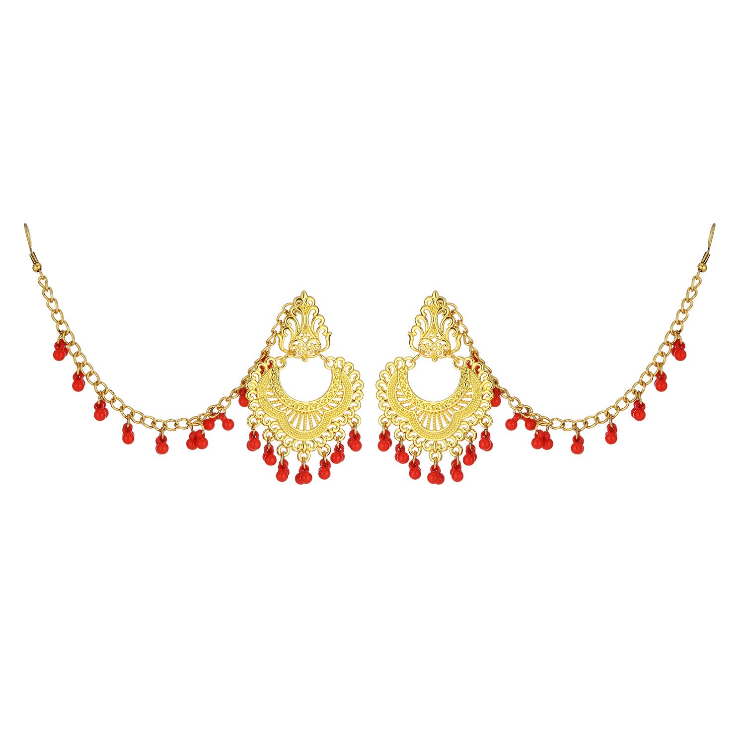 Wholesale Vintage Bohemian Tassel Earrings Gold Alloy Geometric Jewelry Accessory for Party Wear