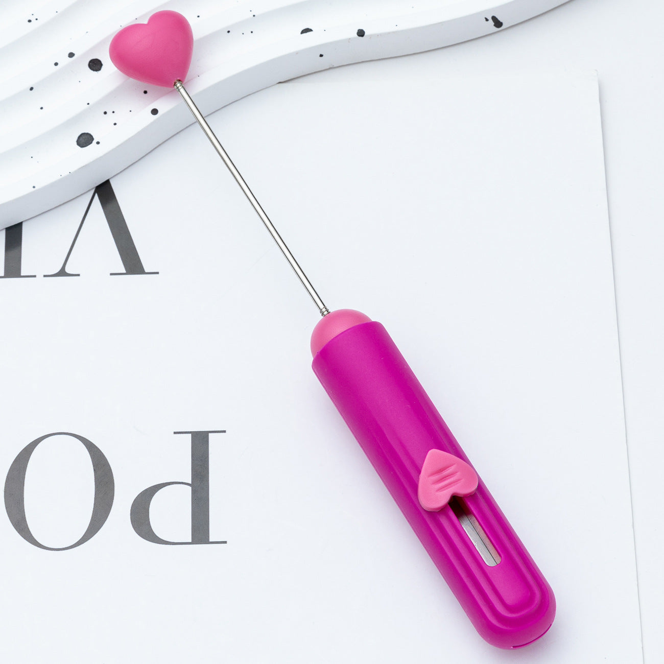 Wholesale DIY Beadable Express Knife Portable Express Dismantling Retractable Knife Office Paper Cutting Handmade Knife Love Knife