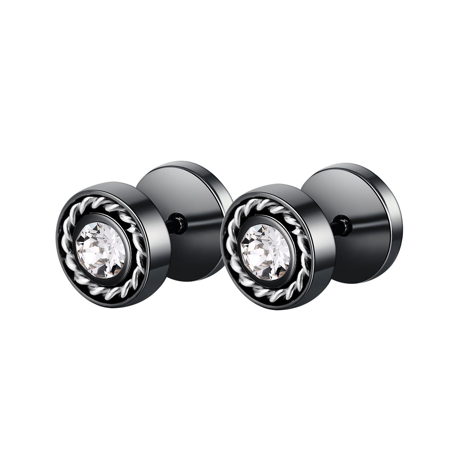 Wholesale All-match Simple Titanium Steel Earrings