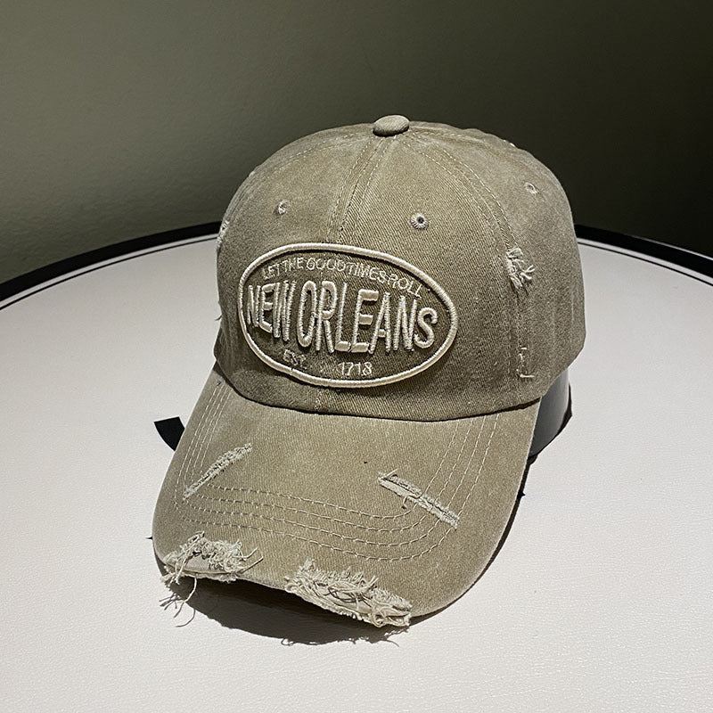 Wholesale  Letter Embroidered Cap Vintage  Baseball Cap