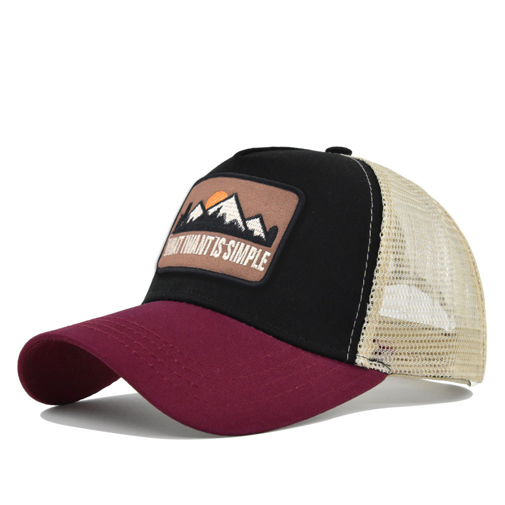 Wholesale Embroidered hill animal summer sunshade net hat