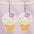 Wholesale  Light Color Ice Cream Pendant Earrings