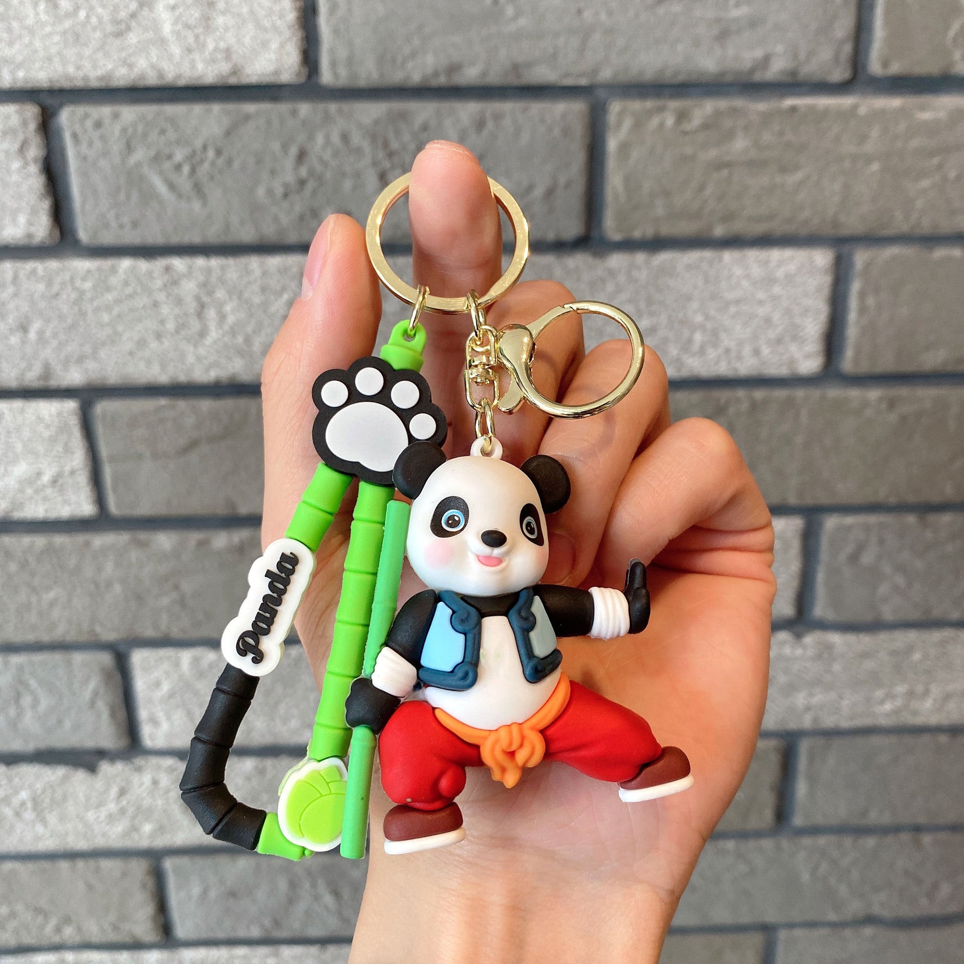 Wholesale Cartoon Cute Silicone Keychain ACC-KC-Lanb008