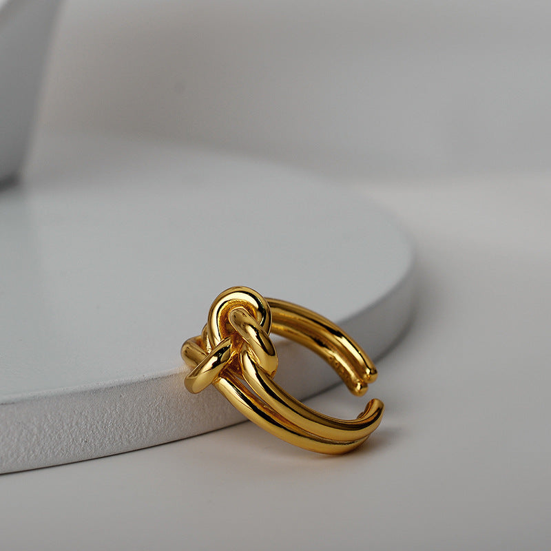 Wholesale Light Luxury Multi-layer Winding S925 Silver Rings ACC-RS-YWE013