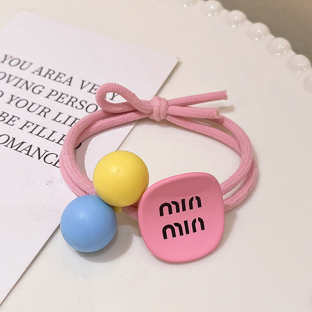 Wholesale 10pcs Cartoon Cute Resin Hair Rope Hair Scrunchies ACCVIP-HS-Huidi004