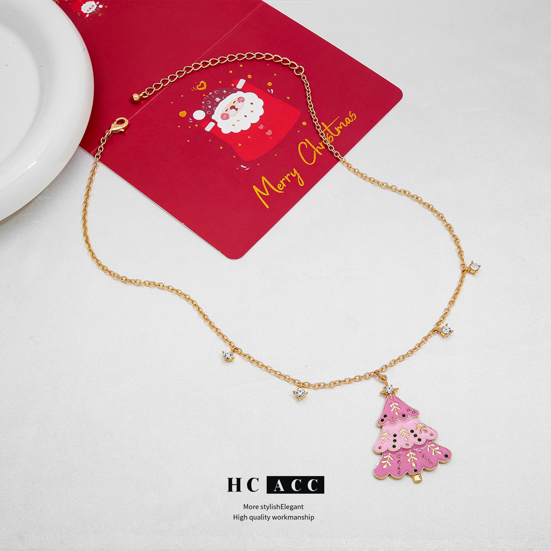 Wholesale Christmas Tree Necklace
