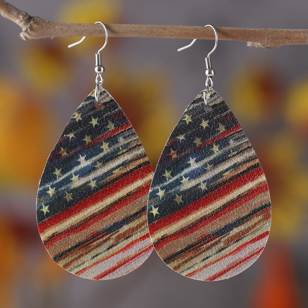 Wholesale Independent Station Explosions US Independence Day Earrings