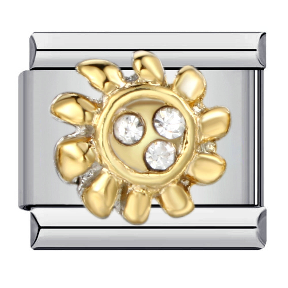 Wholesale Italian Charm Bracelet 9mm DIY Splicing Removable Micro-set Colored Diamond Stainless Steel Composable Bracelet