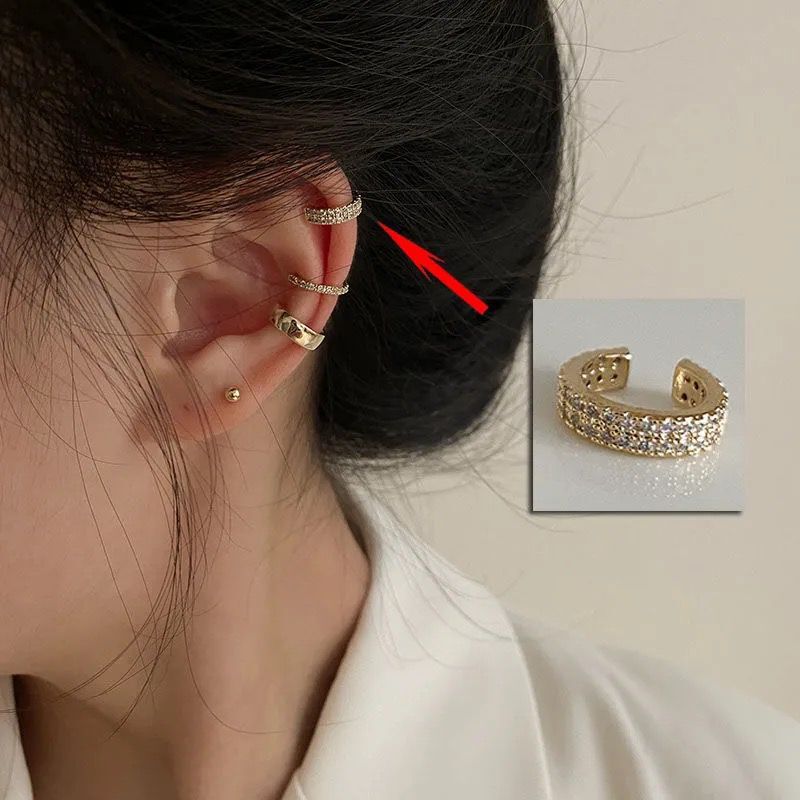Wholesale Fashion Retro Ear Cuff Simple Semicircle Design Everyday Jewelry Accessory