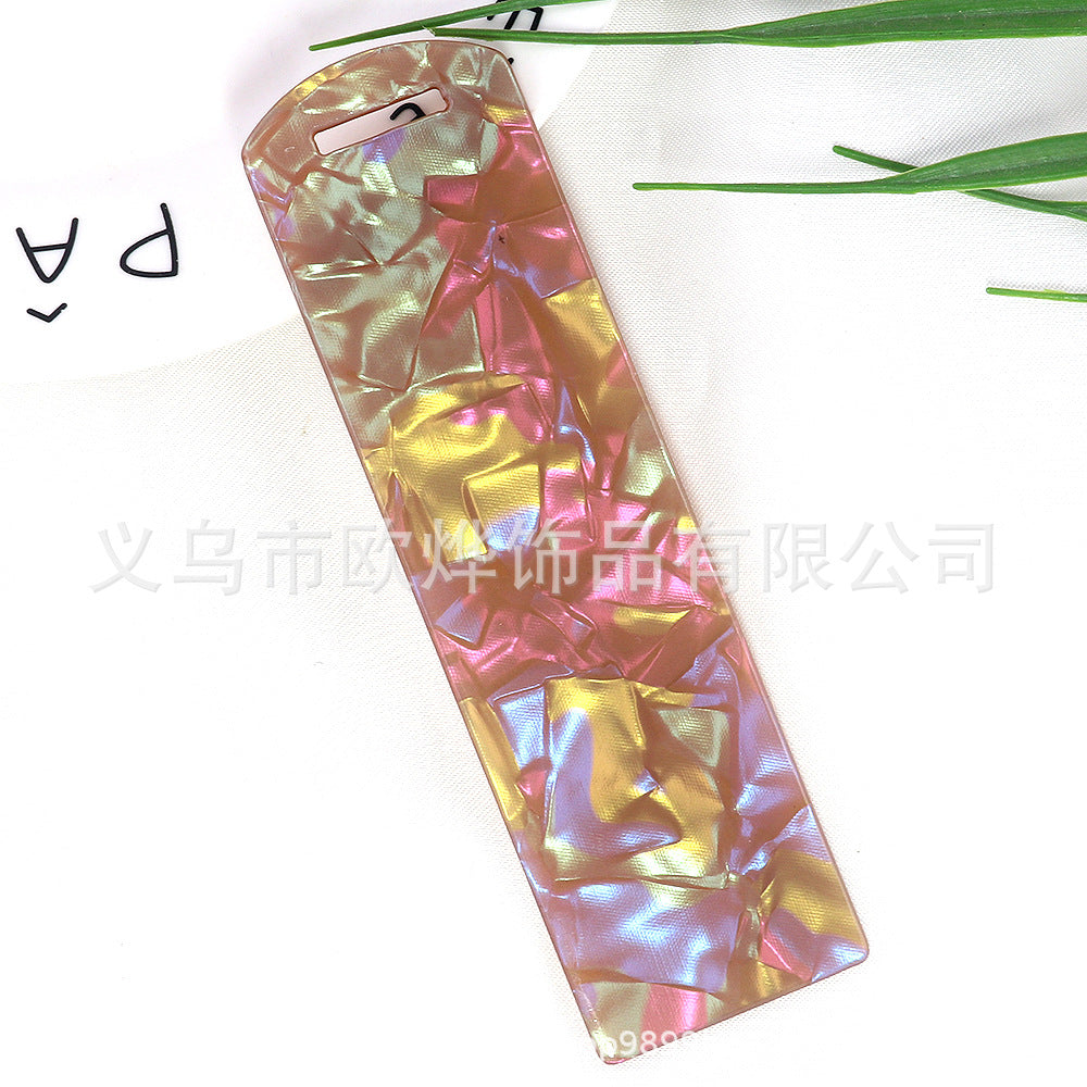 Wholesale 10PCS DIY Textured Acrylic Bookmarks