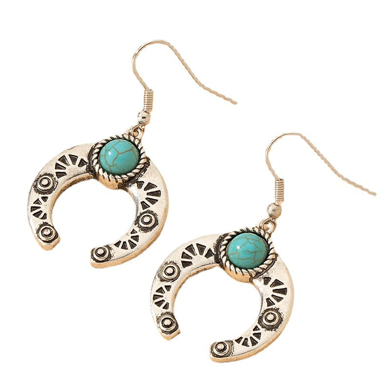 Wholesale Bohemian  turquoise earrings
