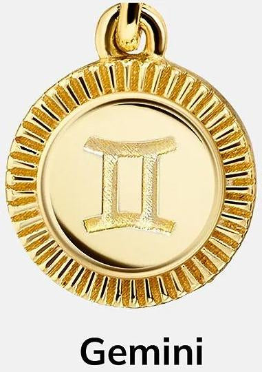 Wholesale twelve birthstone twelve constellation English letter necklace