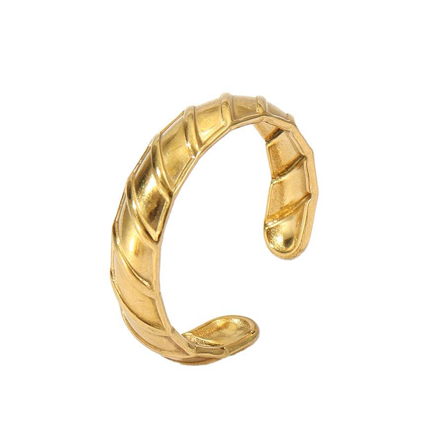 Wholesale Star Sun Moon Stainless Steel Rings 18k Gold Plated Rings ACC-RS-MuC014