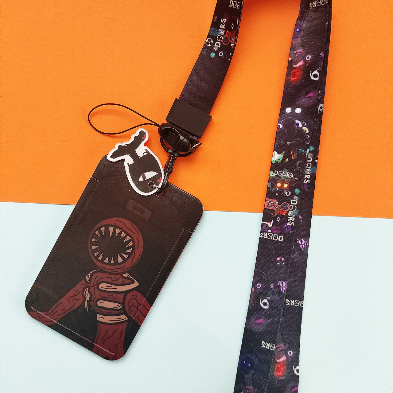 Wholesale 2pcs Cartoon Letter Lanyard Keychain ACC-KC-AShi001