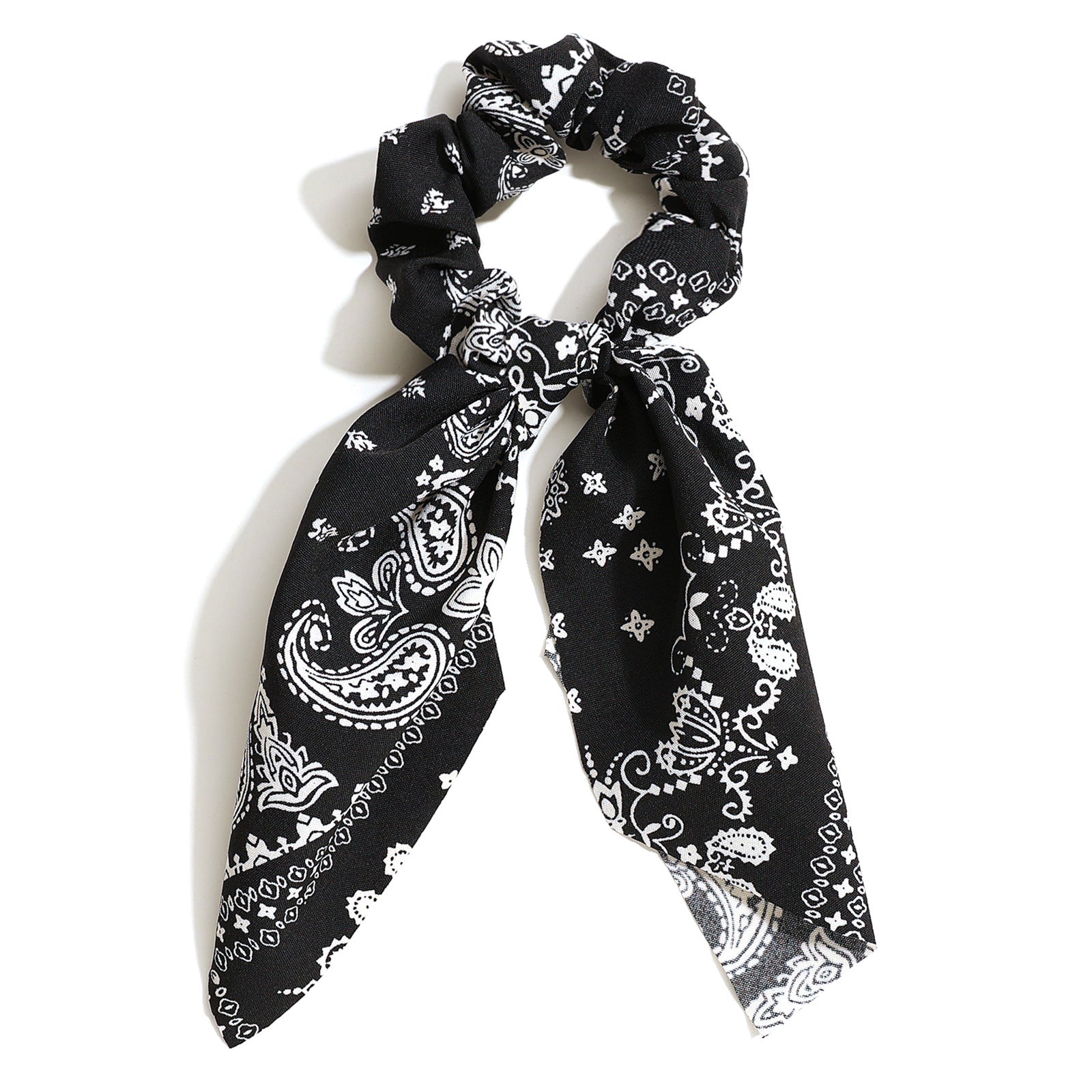Wholesale  Ethnic Style Small Ribbon Hair Tie Retro Ponytail Ribbon Hair Scrunchies