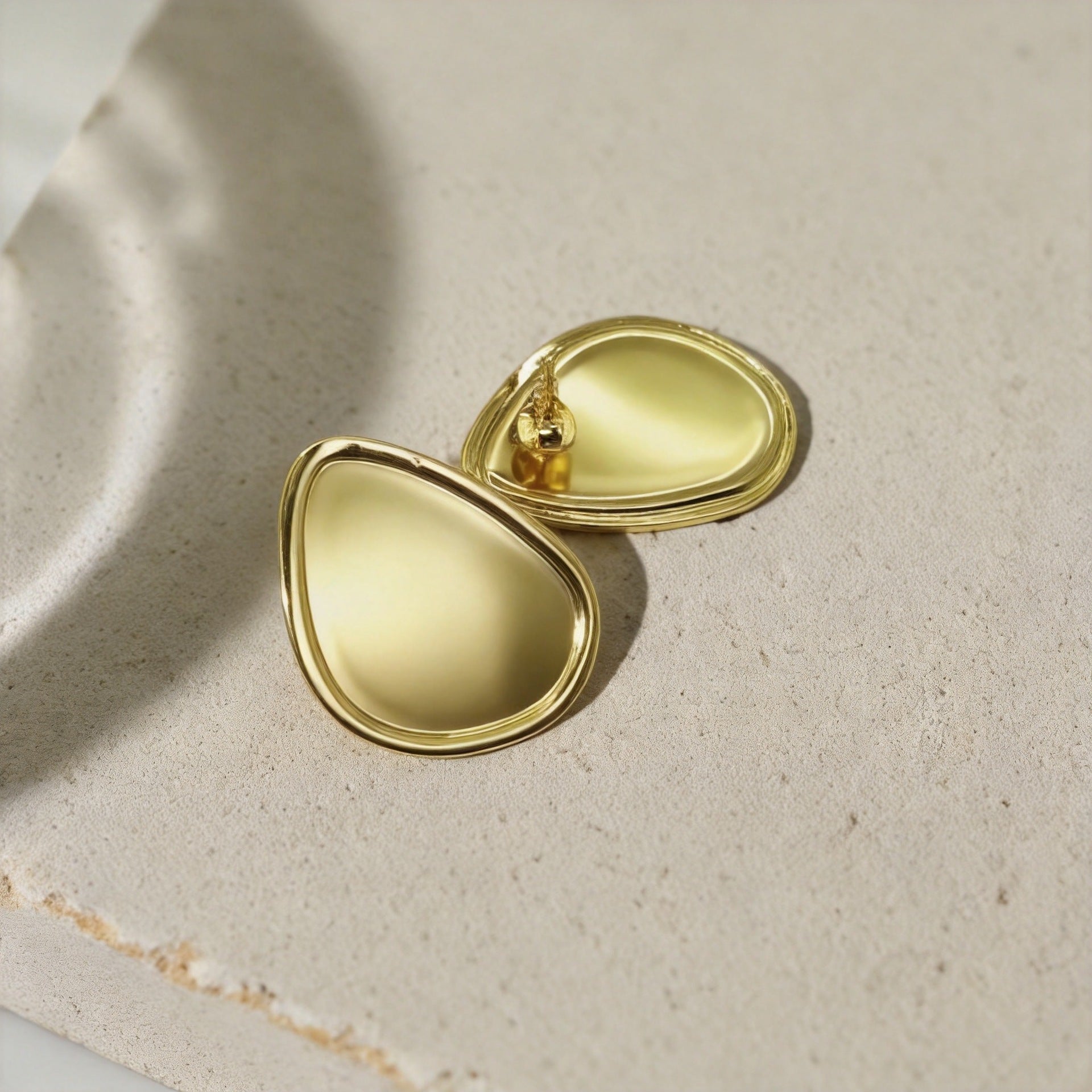 Wholesale Stainless Steel Gold Leaf Hollow Earrings for Women,  Stylish Party and Everyday Jewelry Accessory