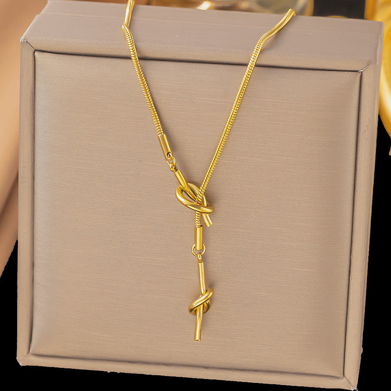 Wholesale Pearl Snake Chain Round Bead Adjustable Necklaces