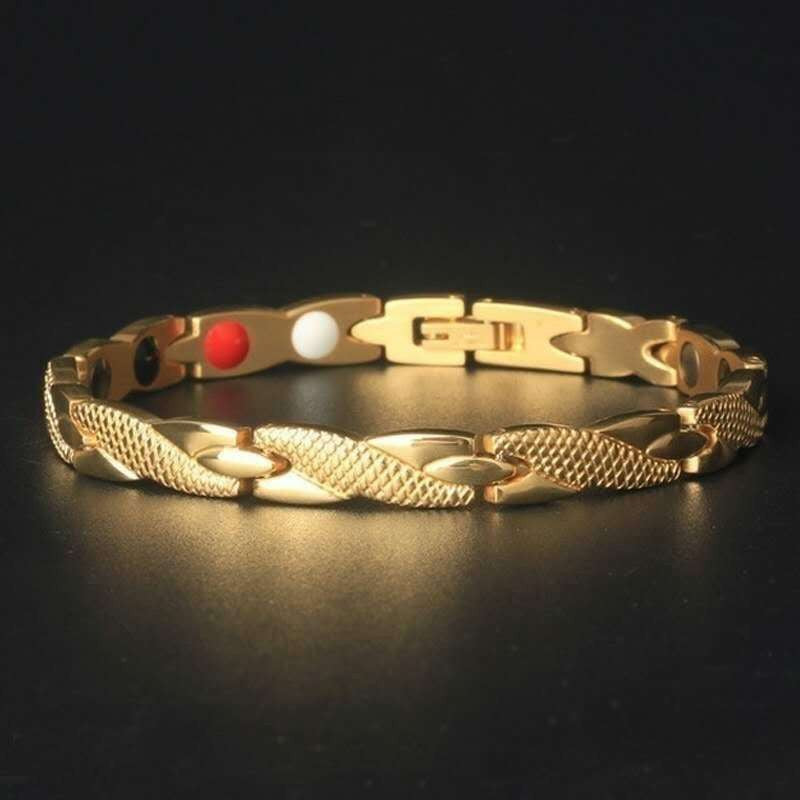 Wholesale Titanium Steel Dragon Pattern Magnet Bracelet Fashion Jewelry Accessory Boutique Resale Gift